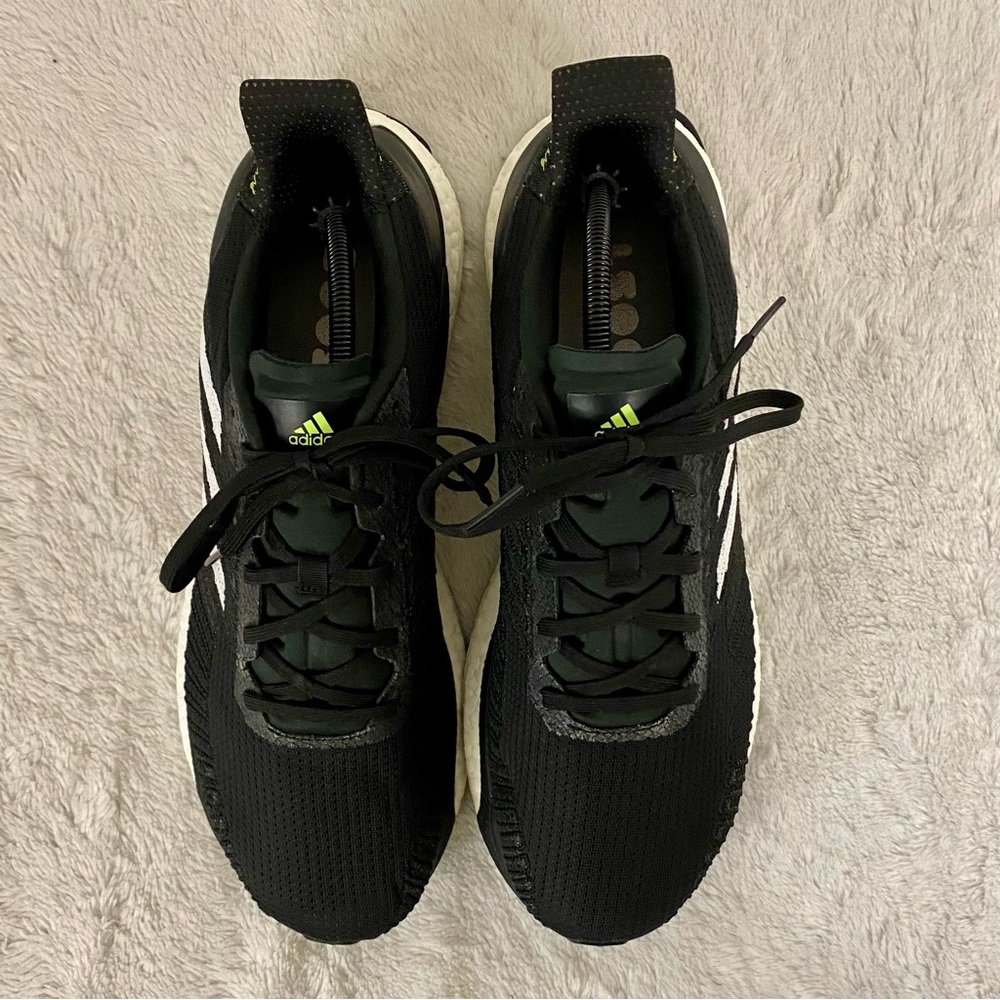 Adidas SolarBoost 19 Black White Running Shoes Men’s Size 13 - Picture 6 of 12